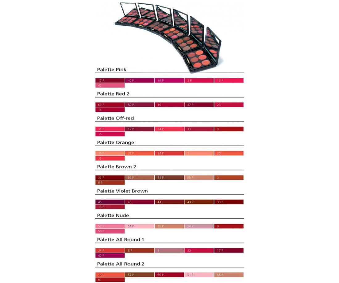 make-up Studio Lipcolourbox 6 colours