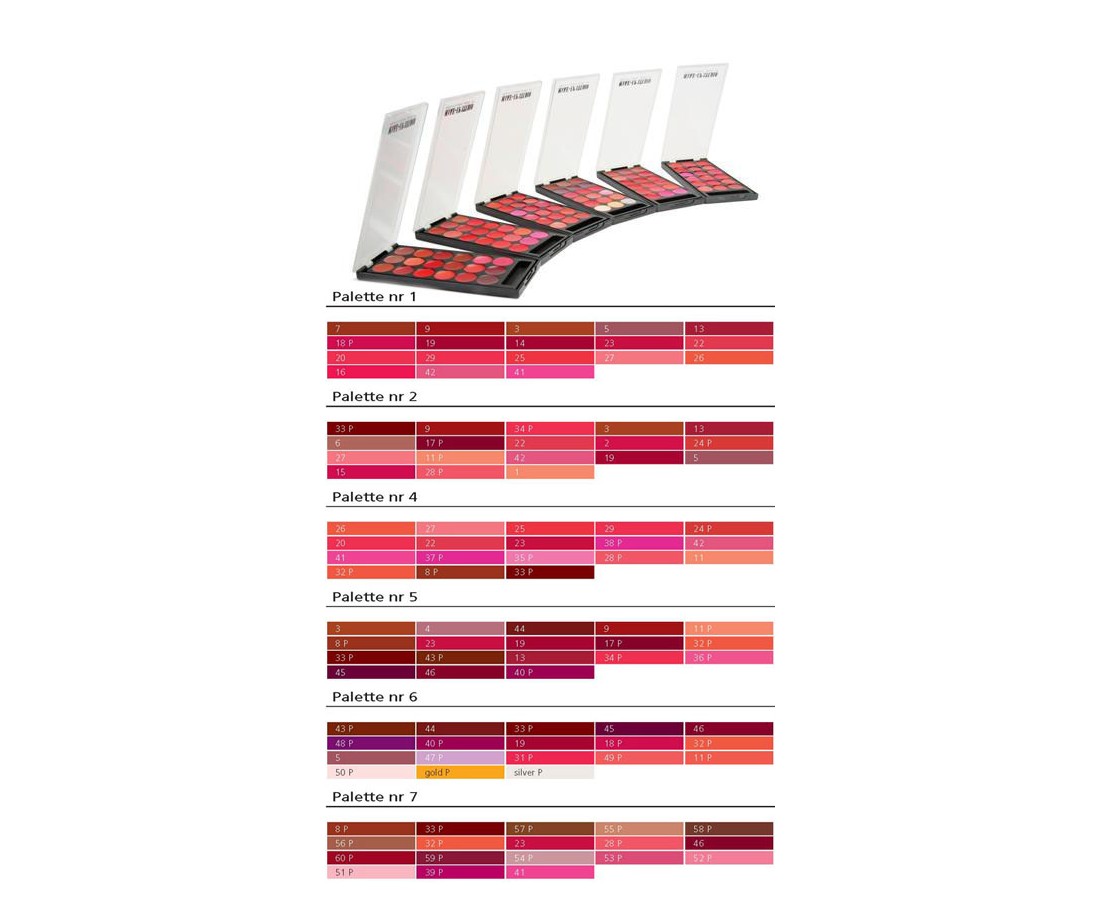 Make-up Studio Lipcolourbox 18 colours